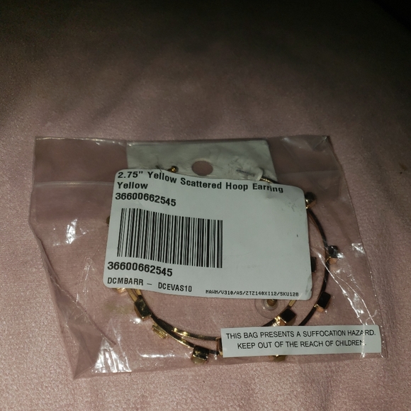 Faceted Bead Hoop Earrings - Picture 6 of 6